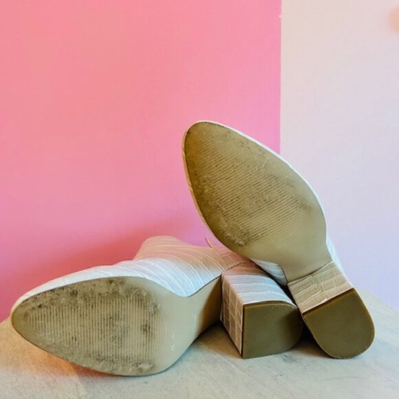 Steve Madden Rookie Bootie Bone Croc - 8 - Picture 6 of 6